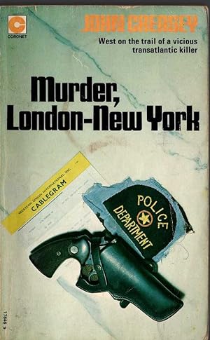 Immagine del venditore per MURDER, LONDON - NEW YORK venduto da Mr.G.D.Price