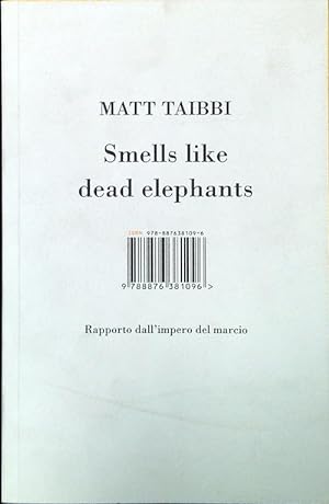 Bild des Verkufers fr Smells like dead elephants zum Verkauf von Librodifaccia