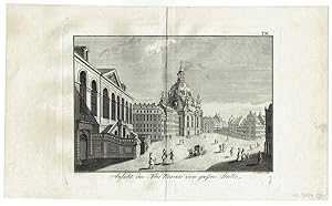 Immagine del venditore per Dresden - Ansicht des Neu Markts vom groen Stalle, 1777 venduto da Antiquariat Hardner