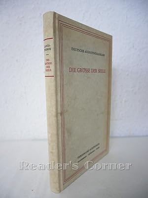 Die Größe der Seele: De Quantitate Animae Liber Unus. Erste deutsche Übertragung von Carl Johann ...