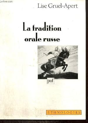 Seller image for La tradition orale russe (Collection "Ethnologies") for sale by Le-Livre