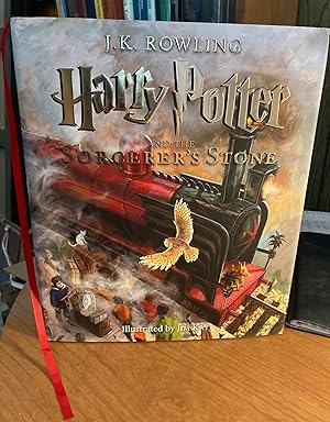 Imagen del vendedor de Harry Potter And The Sorcerers Stone. [Large Illustrated Edition]. a la venta por Dark Parks Books & Collectibles