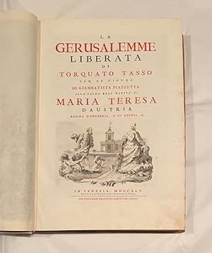 Immagine del venditore per La Gerusalemme Liberata, con le figure di Giambattista Piazzetta. venduto da Orsi Libri ALAI, ILAB