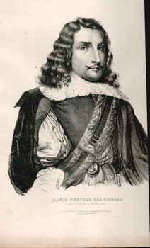 Portrait of David Teniers the Younger. First edition of the lithograph.