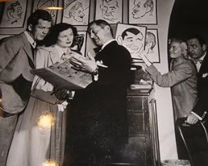 Seller image for Clark Gable, Marilyn Maxwell & Bill and Barbara Williams at Brown Derby Restaurant. for sale by Wittenborn Art Books