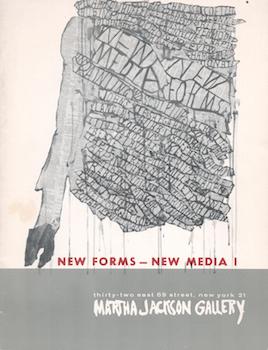 Imagen del vendedor de New Forms-New Media I. a la venta por Wittenborn Art Books