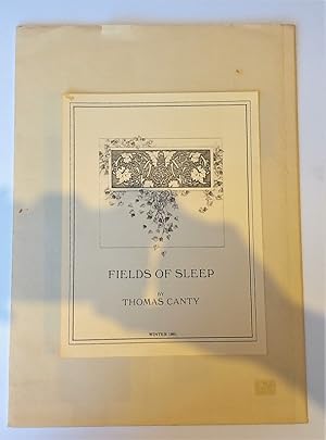 FIELDS OF SLEEP by Fantasy Illustrator Thomas Canty. Limited Edition Portfolio (#1004 of 1500) Wi...