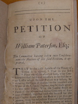 Upon The Petition Of William Paterson, Esq.