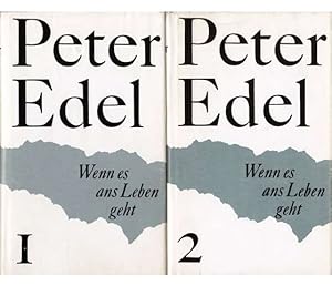 Bild des Verkufers fr Konvolut "Peter Edel". 4 Titel. 1.) Die Bilder des Zeugen Schattmann, Ein Roman ber deutsche Vergangenheit und Gegenwart 2.) Wenn es ans Leben geht, Meine Geschichte, Band 1, Mit Fotos, Dokumenten und Zeichnungen des Autors 3.) Wenn es ans Leben geht, Meine Geschichte, Band 2, Mit Fotos, Dokumenten und Zeichnungen des Autors . zum Verkauf von Agrotinas VersandHandel