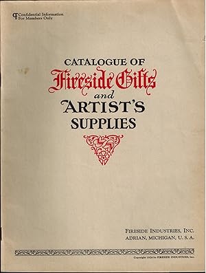 1926 Catalogue of Fireside Gifts and Artist's Supplies