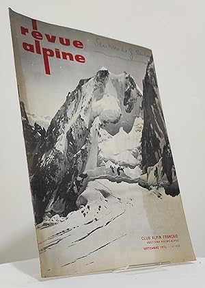 Revue alpine. N°458. Septembre 1972