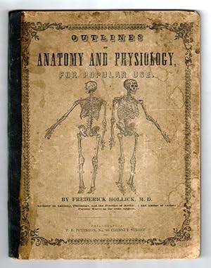 Outlines of anatomy & physiology, illustrated by a new dissected plate of the human organization,...