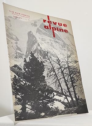 Revue alpine. N°464. Mars 1974