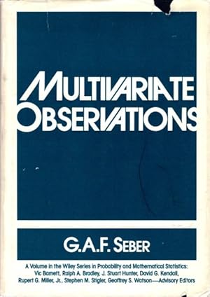 Seller image for MULTIVARIATE OBSERVATIONS for sale by By The Way Books