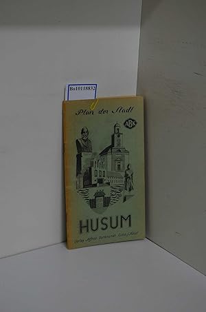 Imagen del vendedor de Plan der Stadt Husum 1: 12500 : ([Mit e. Kt.:] Schleswiger Land 1:250 000 [auf d. Rckseite]) / ABK-Stadtplne a la venta por ralfs-buecherkiste