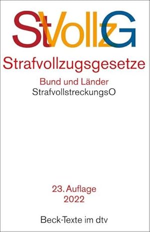 Seller image for Strafvollzugsgesetze for sale by Rheinberg-Buch Andreas Meier eK