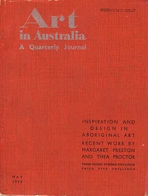 Art in Australia. A Quarterly Journal. Third Series Number 59