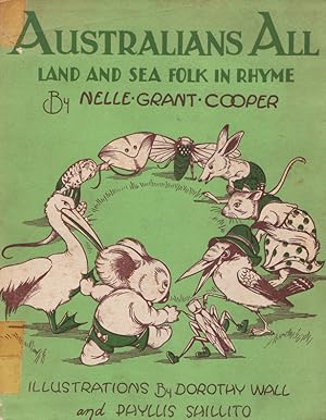 Seller image for Australians All. Land and Sea Folk in Rhyme for sale by Rare Illustrated Books