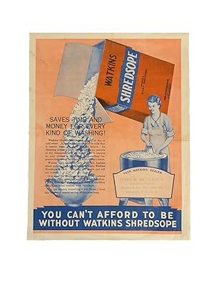 YOU CAN'T AFFORD TO BE WITHOUT WATKINS SHREDSOPE