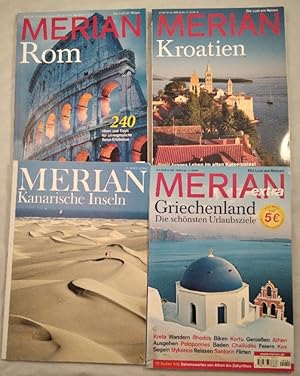 Seller image for Merian, Konvolut von 4 Heften [4 Hefte]. for sale by KULTur-Antiquariat