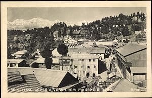 Seller image for Ansichtskarte / Postkarte Darjeeling Indien, General view from McKenzie road for sale by akpool GmbH