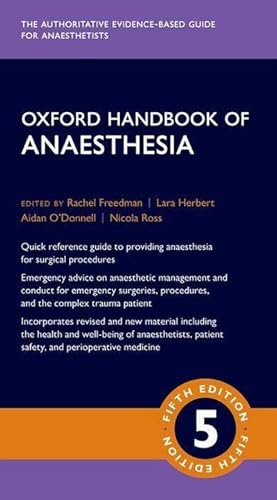 Seller image for Oxford Handbook of Anaesthesia for sale by Rheinberg-Buch Andreas Meier eK