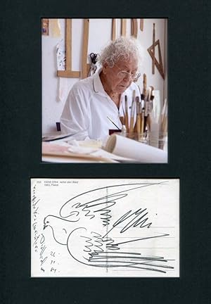 Hans Erni Autograph | signed sketches / art