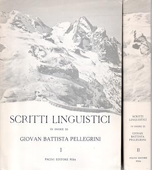 Scritti linguistici in onore di Giovanni Battista Pellegrini