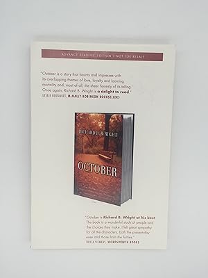 Seller image for October for sale by Rivendell Books Ltd.