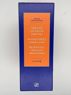 Bild des Verkufers fr Jewish Encounters 3-Copy Boxed Set: Betraying Spinoza, Maimonides, and The Life of David zum Verkauf von Rivendell Books Ltd.