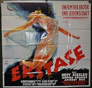 Anton Ziegler, Ekstase, Plakat zur österreichischen Erstaufführung am 16. Februar 1933. // Faksim...