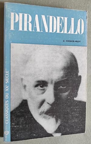 Bild des Verkufers fr Luigi Pirandello. zum Verkauf von Librairie Pique-Puces