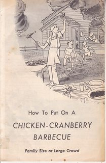 How to Put on a Chicken-Cranberry Barbecue Family Size Or Large Crowd