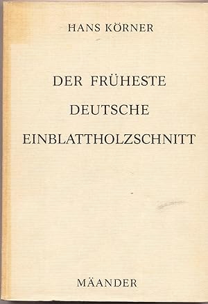 Seller image for Der frheste deutsche Einblattholzschnitt for sale by avelibro OHG