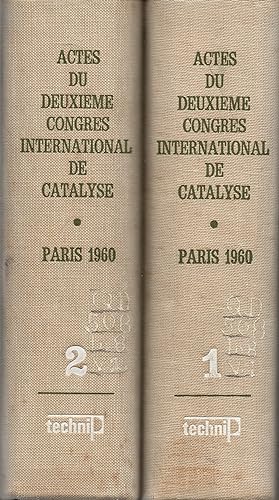 Actes Du Deuxieme Congres International De Catalayse Volume 1 and 2