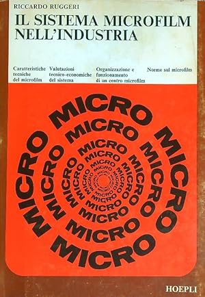 Image du vendeur pour Il sistema microfilm nell'industria mis en vente par Librodifaccia