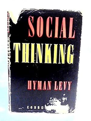 Seller image for Social Thinking for sale by Redux Books