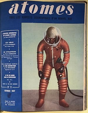 Atomes tous les aspects scientifiques d'un nouvel age - N° 1, 1946, N° 2 Avril 1946, N° 3 Mai 194...