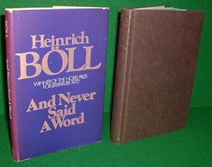 Seller image for AND NEVER SAID A WORD for sale by booksonlinebrighton