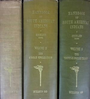 Bild des Verkufers fr Handbook of South American Indians Vols 1-3 zum Verkauf von Wonder Book