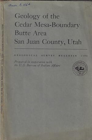 Immagine del venditore per Geology of the cedar mesa-boundary butte area San Juan County, Utah venduto da Biblioteca di Babele