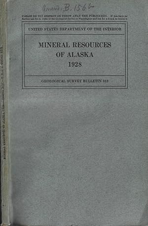 Seller image for Mineral resources of Alaska Report on progress of investigations in 1928 for sale by Biblioteca di Babele