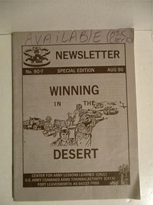 Newsletter. Special Edition. 90-7. Aug. 90. Winning in the Desert.