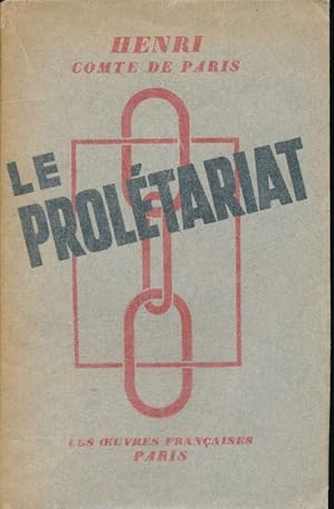 Bild des Verkufers fr Le proltariat zum Verkauf von LIBRAIRIE GIL-ARTGIL SARL