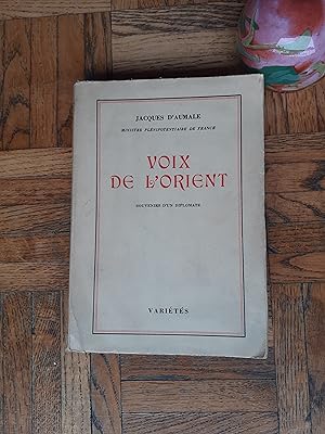 Voix de l'Orient - Souvenirs d'un diplomate