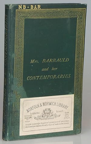 Mrs. Barbauld and Her Contemporaries; Sketches of Some Eminent Literary and Scientific Englishwomen