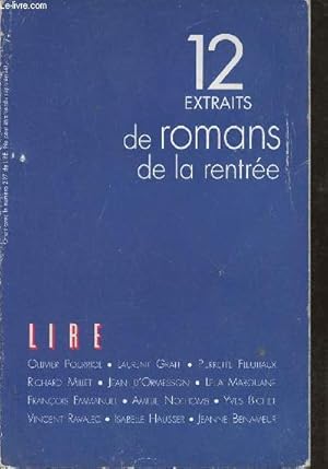 Seller image for 12 extraits de romans de la rentre for sale by Le-Livre