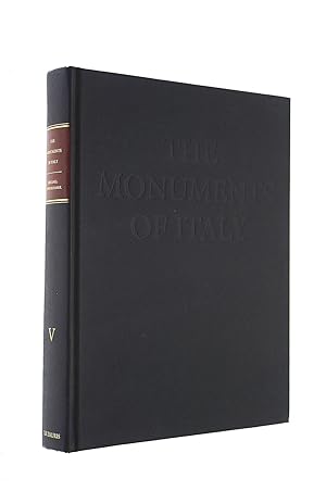 Bild des Verkufers fr Monuments of Italy Volume V zum Verkauf von M Godding Books Ltd