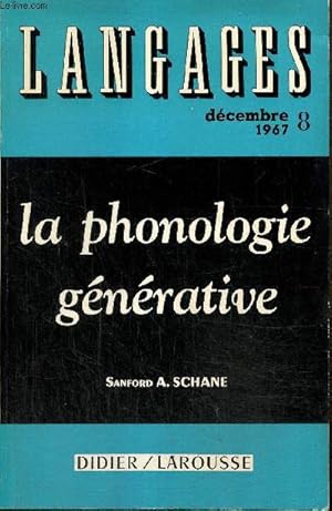 Seller image for Langages, n8 (dcembre 1967) : La phonologie gnrative for sale by Le-Livre