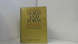 Image du vendeur pour Norm and form: Studies in the art of the Renaissance mis en vente par Goldstone Rare Books